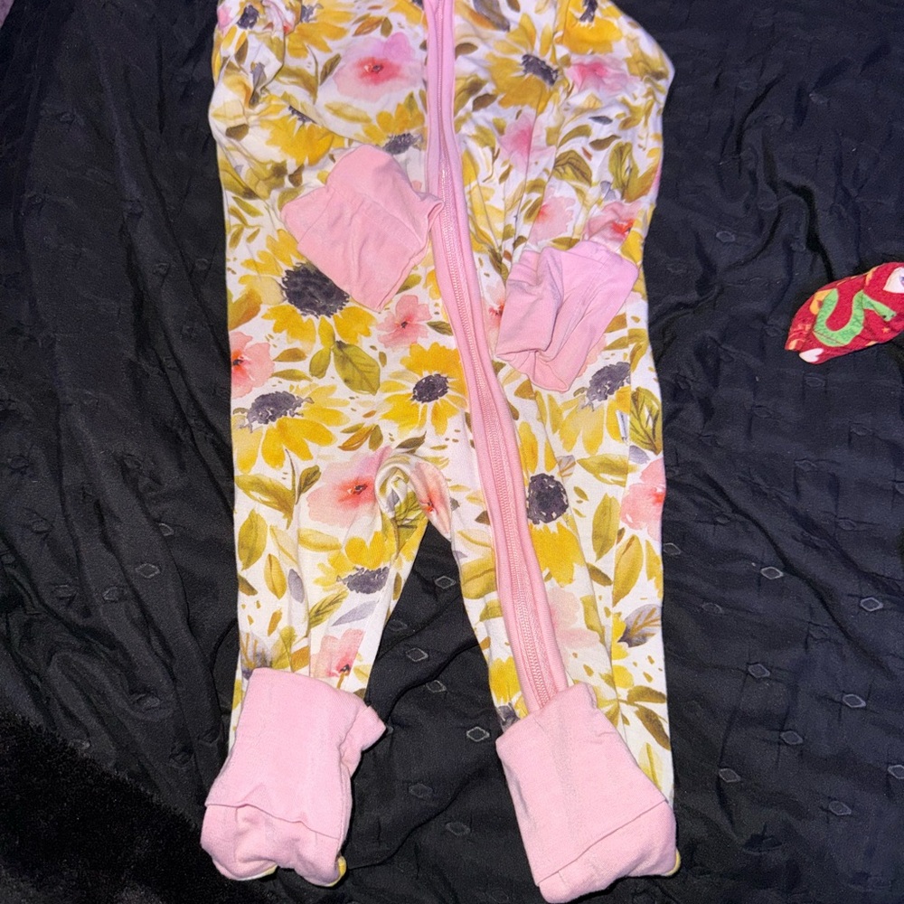 Little Sleepies Autemn sunflower Zippy